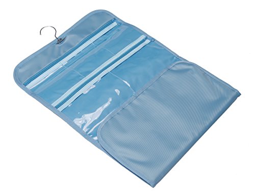 Neceser de viaje plegable transparente para colgar y guardar