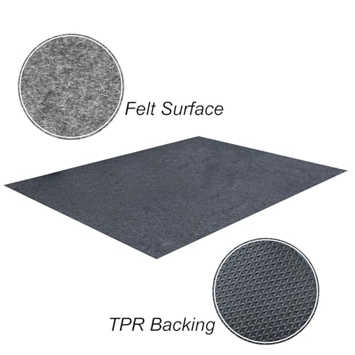 Garage Floor Mat for Cars, 7.3x8.4ft Oil Spill Absorbent Mat
