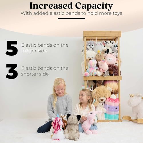 Zoológico de animales de peluche de bambú prémium