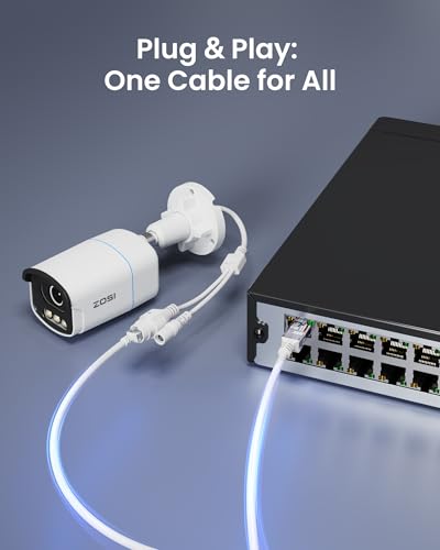 ZOSI Cable Ethernet de 100 pies (98.4 ft), cable de red RJ45