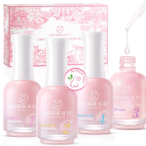 AZUREBEAUTY Juego líquido de polvo de inmersión, 4 piezas, b