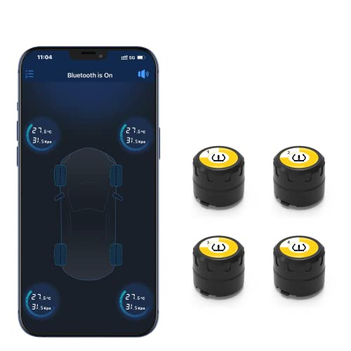 WISTEK Sistema de monitoreo de presión de neumáticos Bluetoo