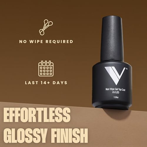 V Beauty Pure Esmalte de uñas de gel que no se limpia, esmal