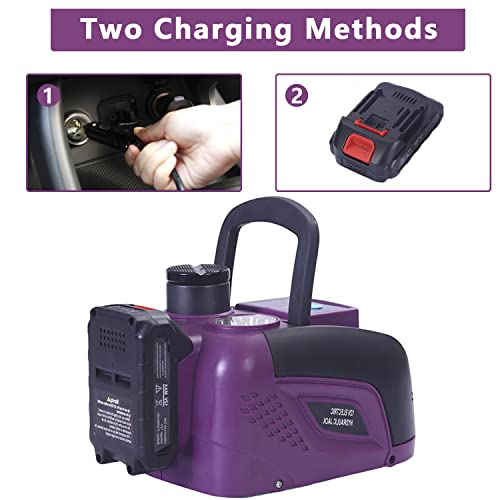 Gato hidráulico recargable para coche, gato eléctrico de pis