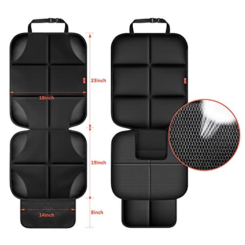 1 protector de asiento de automóvil, 1 alfombrilla acolchada