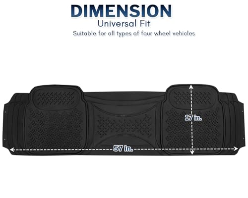 Zone Tech tapete para piso de auto, universal, 1 unidad, lar