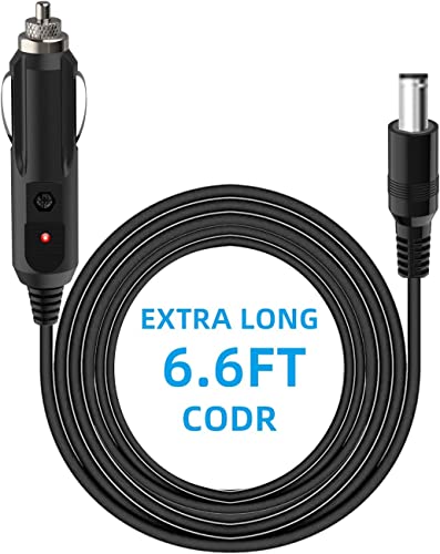 Cargador de coche de 12 V 2 A, cable de alimentación univers
