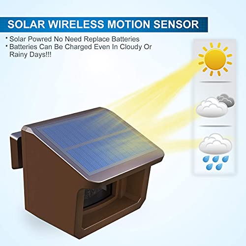 Alarma de entrada - Sistema de alarma solar HTZSAFE de 1/2 m