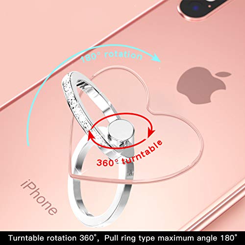 YINHEXI Soporte de anillo transparente para teléfono celular