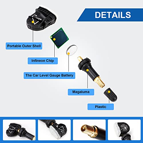 TPMS Sistema de monitoreo de presión de neumáticos Sensor 43