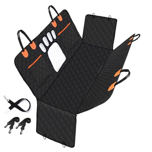 CBBPET Funda de asiento de coche para mascotas 100% impermea