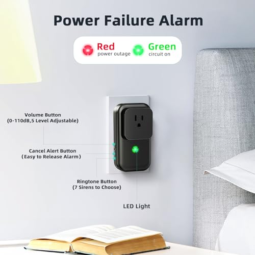 Alarma de falla de energía, alarma de corte de energía del c