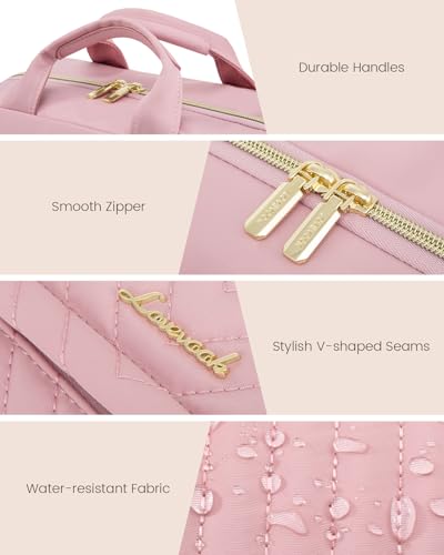 LOVEVOOK Neceser de viaje para mujer, bolsa de maquillaje co