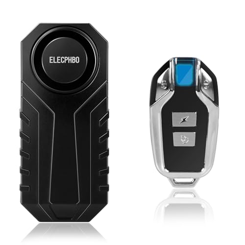 Alarma antirrobo para bicicleta con control remoto, alarma a