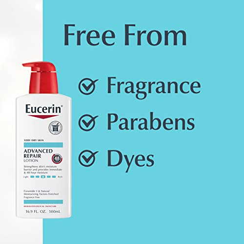 Eucerin Advanced Repair - Loción corporal sin perfume para p