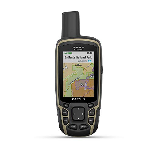 Garmin GPSMAP 65, de mano con botón con soporte satelital am