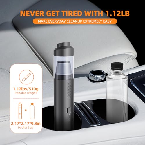 Mini aspiradora inalámbrica para automóvil de alta potencia
