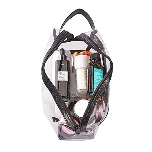 Neceser de aseo transparente, para maquillaje, productos de