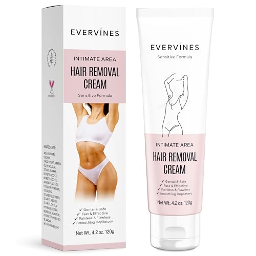 Crema depilatoria para mujeres: Bikini Pubic & Áreas íntimas