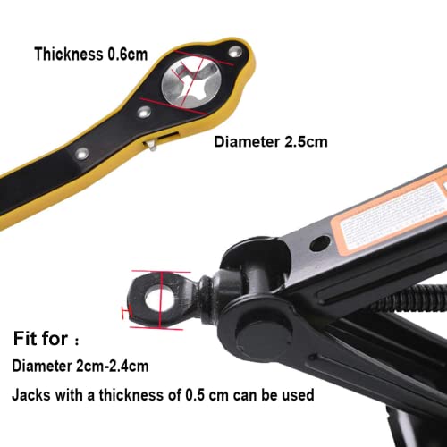 MR CARTOOL Auto ahorro de mano de obra Jack trinquete mango