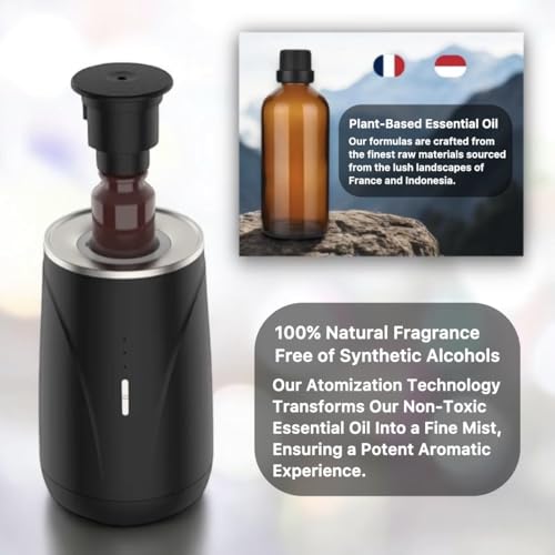 Ambientador inteligente para coche y difusor de aceites esen