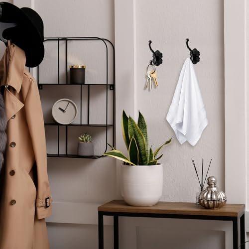 Zonon 4 ganchos vintage para colgar bolsos, sombreros, llave