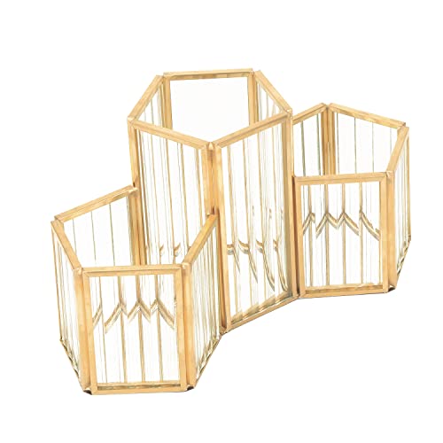 K COOL Organizador de brochas de maquillaje, 3 ranuras de al