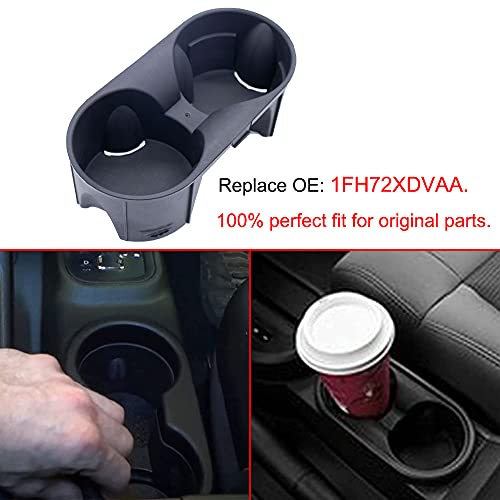 Soporte para taza de consola delantera para Jeep Wrangler 20