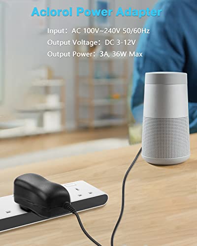 Aclorol Adaptador de alimentación universal de 36 W CA/CC 3
