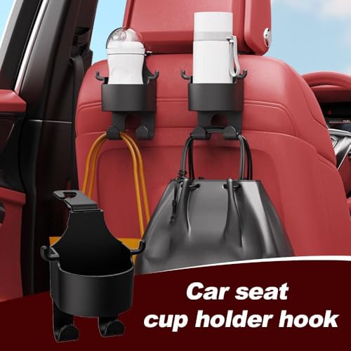 2024 Nuevo 3 en 1 Gancho de coche para asiento trasero de au