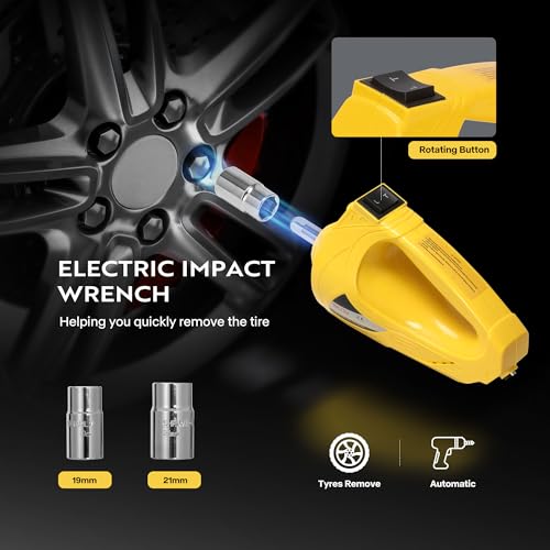 VIVOHOME Gato eléctrico para automóvil de 5 toneladas 12 V,