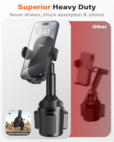 APPS2Car Soporte universal para teléfono para auto, brazo la