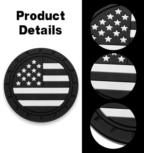 4 posavasos para automóvil, posavasos antideslizantes de 2.7