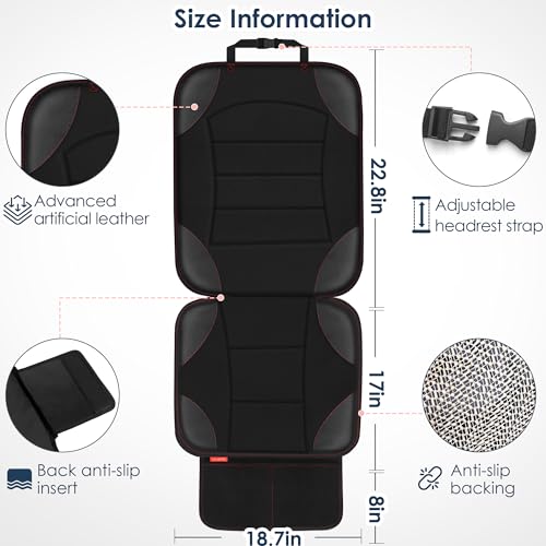 Sinvitron Protector de asiento de automóvil para asiento de