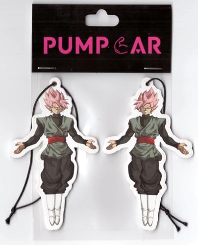 PumpCar Ambientador de coche de 2 piezas goku de doble cara