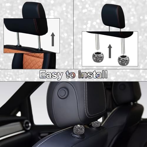 4 collares para reposacabezas de automóvil, decoración de an