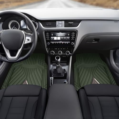 August Auto Alfombrillas de goma resistentes, duraderas para