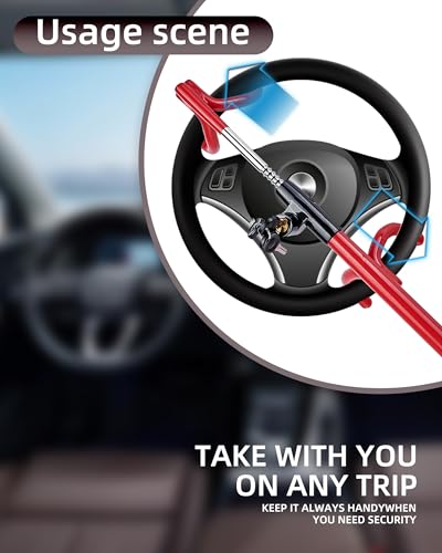 Dodomes Cerradura para volante antirrobo resistente disposit