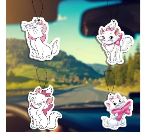 Rawan - Paquete de 4 ambientadores para automóvil, accesorio