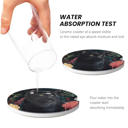 Posavasos de cerámica absorbente para portavasos de automóvi