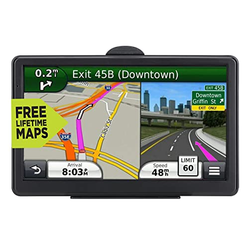 Navegación GPS para automóvil, mapa 2025 de 7 pulgadas con p