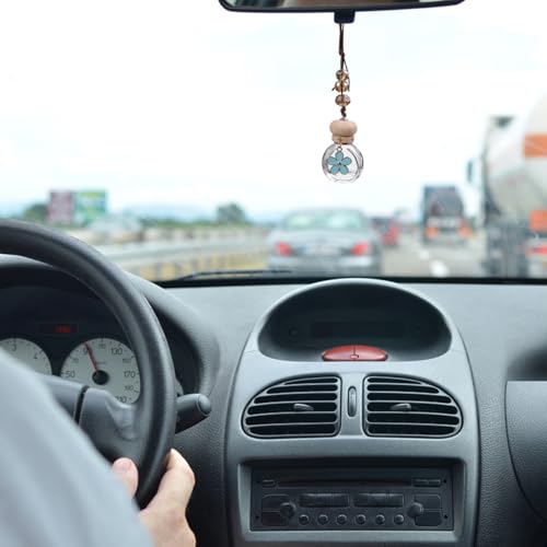 FAVOMOTO Botella difusora de coche de 0.2 onzas líquidas, di