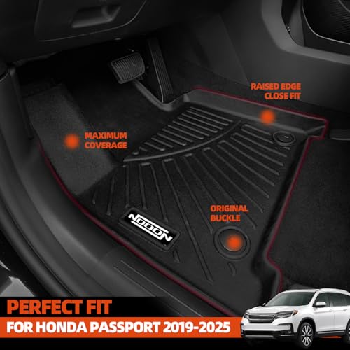 Alfombrillas para todo tipo de clima para Honda Passport 201