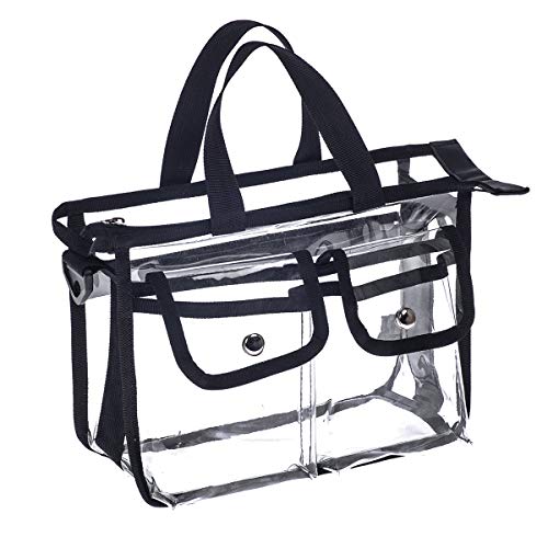 Bolsa de maquillaje de PVC transparente mediana para maquill