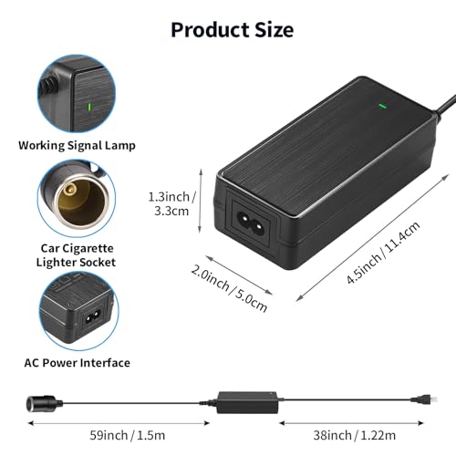 Adaptador de corriente de CA a CC de 12 V, 5 A, 60 W, 100-24