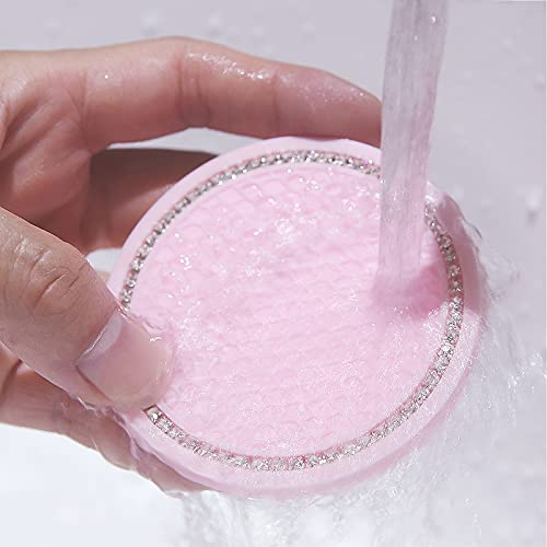 Juego de 2 posavasos de cristal brillante de 2.75 pulgadas p