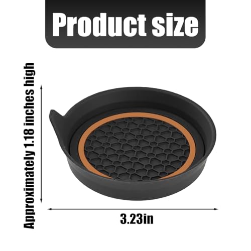 AUCELI Car Cup Holder Coasters, 4PCS Non Slip Waterproof Veh