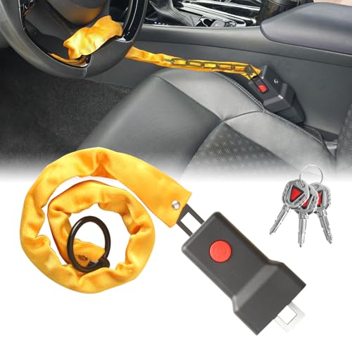 Cerradura de volante, de metal resistente antirrobo para cin
