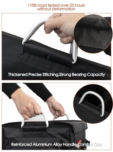 Organizador de maletero con tapa, pequeño, negro 28L, para S