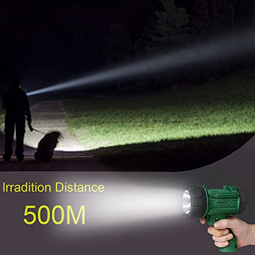 YIERBLUE Linterna de foco recargable, 1000,000 focos LED de